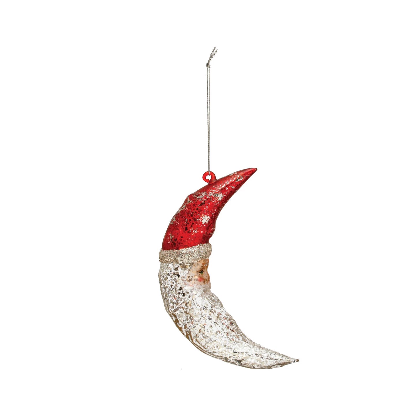 Santa Ornament - Hand Painted