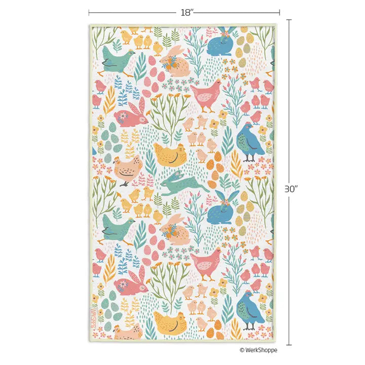 Springtime Friends Microfiber Towel