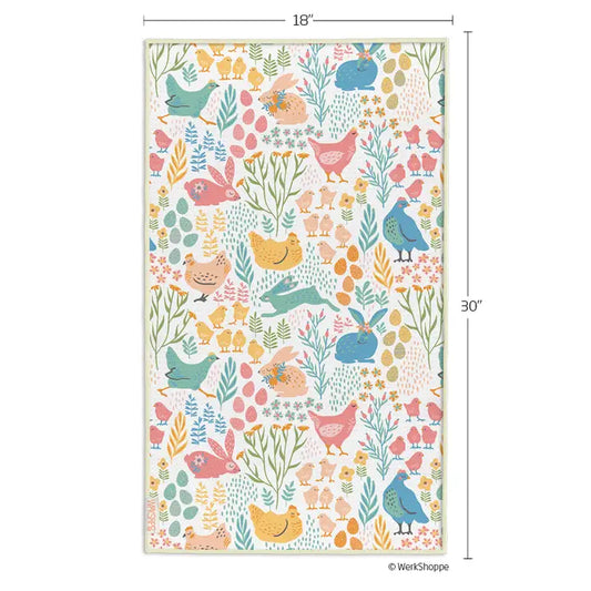 Springtime Friends Microfiber Towel