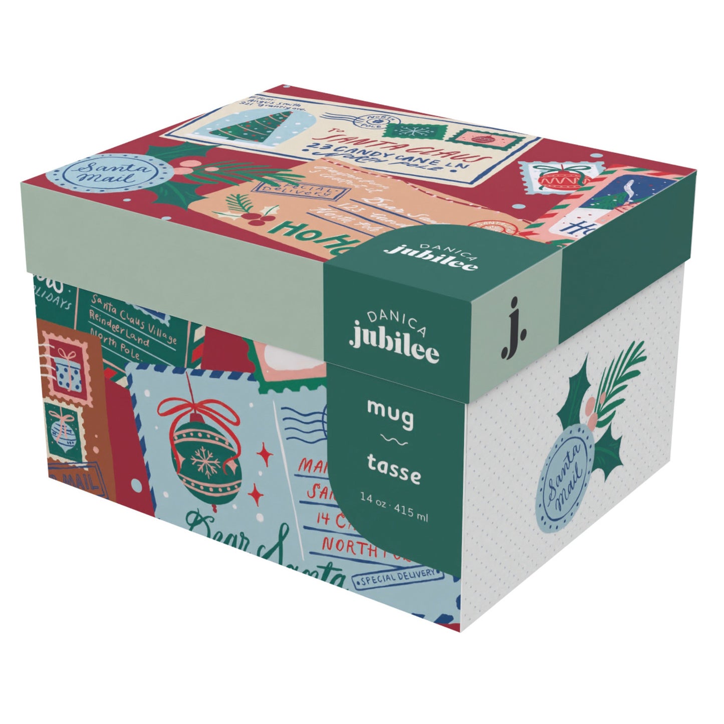Santa Mail Mug w/ Box