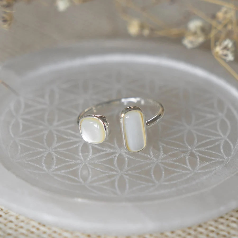 Stone Sisters Mother of Pearl Ring