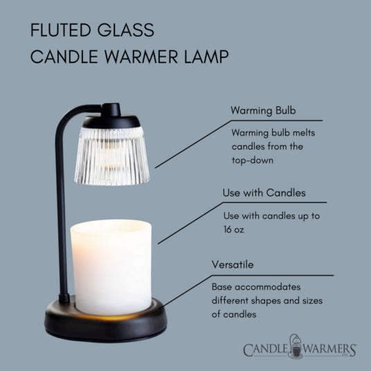 Fluted Glass Candle Warmer