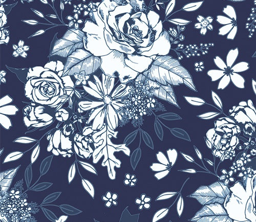 AGF - True Blue -Floral Universe Midnight