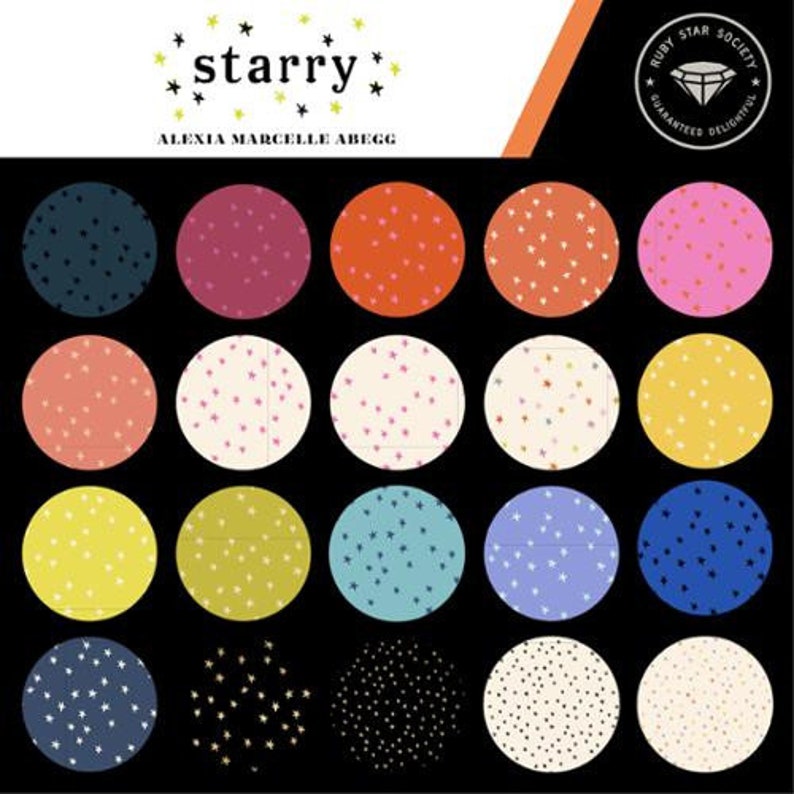 Ruby Star Society - Starry - Warm Red