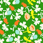 Windham Fabrics - Lucky Rabbit - Calico Green