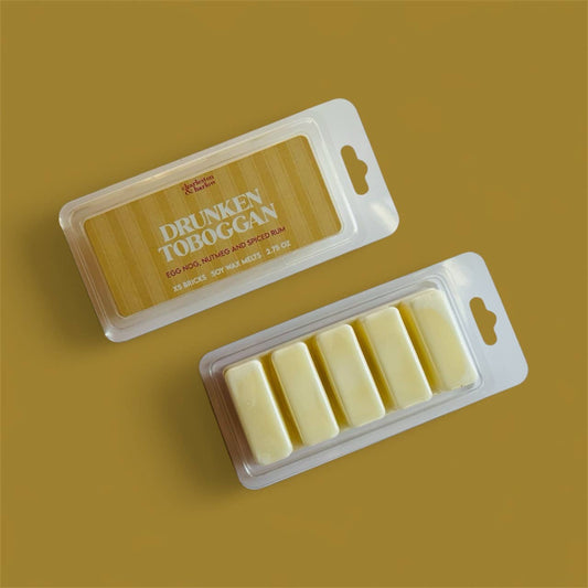 HOLIDAY Drunken Toboggan Wax Melts - Eggnog Nutmeg Rum