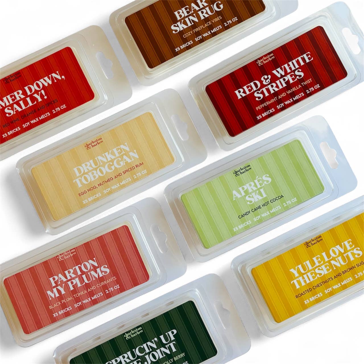 HOLIDAY Simmer Down Sally Wax Melts - Red Wine Orange Spices