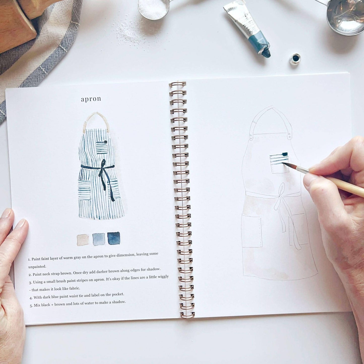 Baking Watercolour Workbook