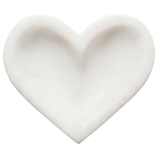 Heart Shaped Marble Dish - 4 inch