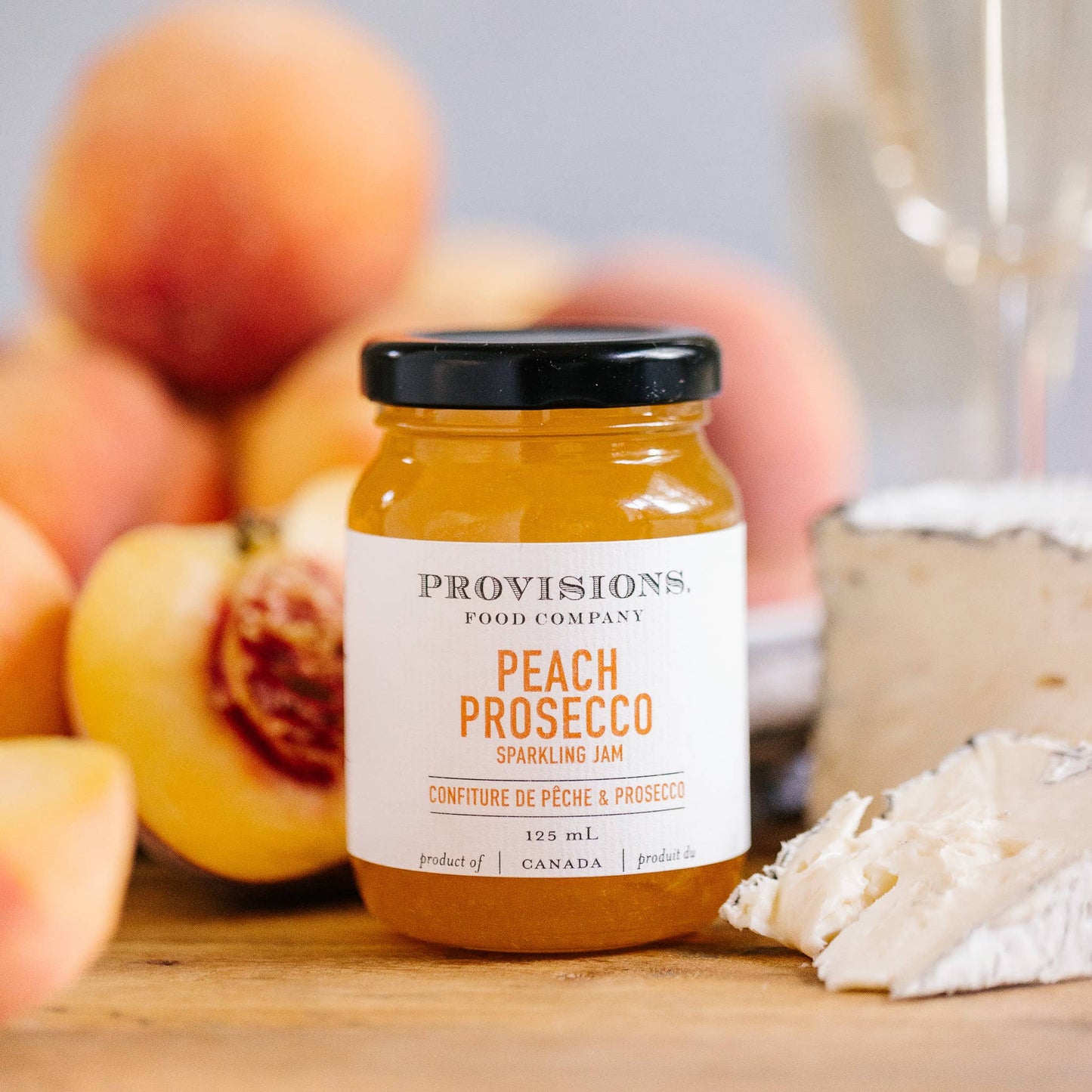 Peach Prosecco Sparkling Jam