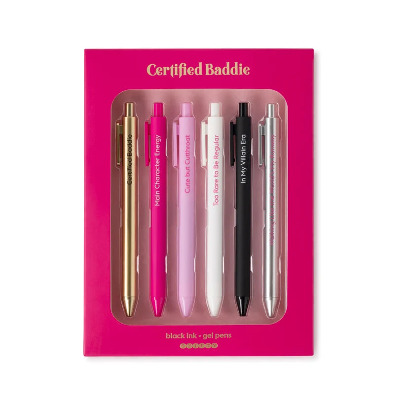 Certified Baddie Gel Pen Set