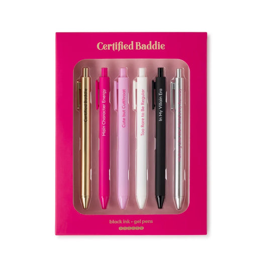 Certified Baddie Gel Pen Set