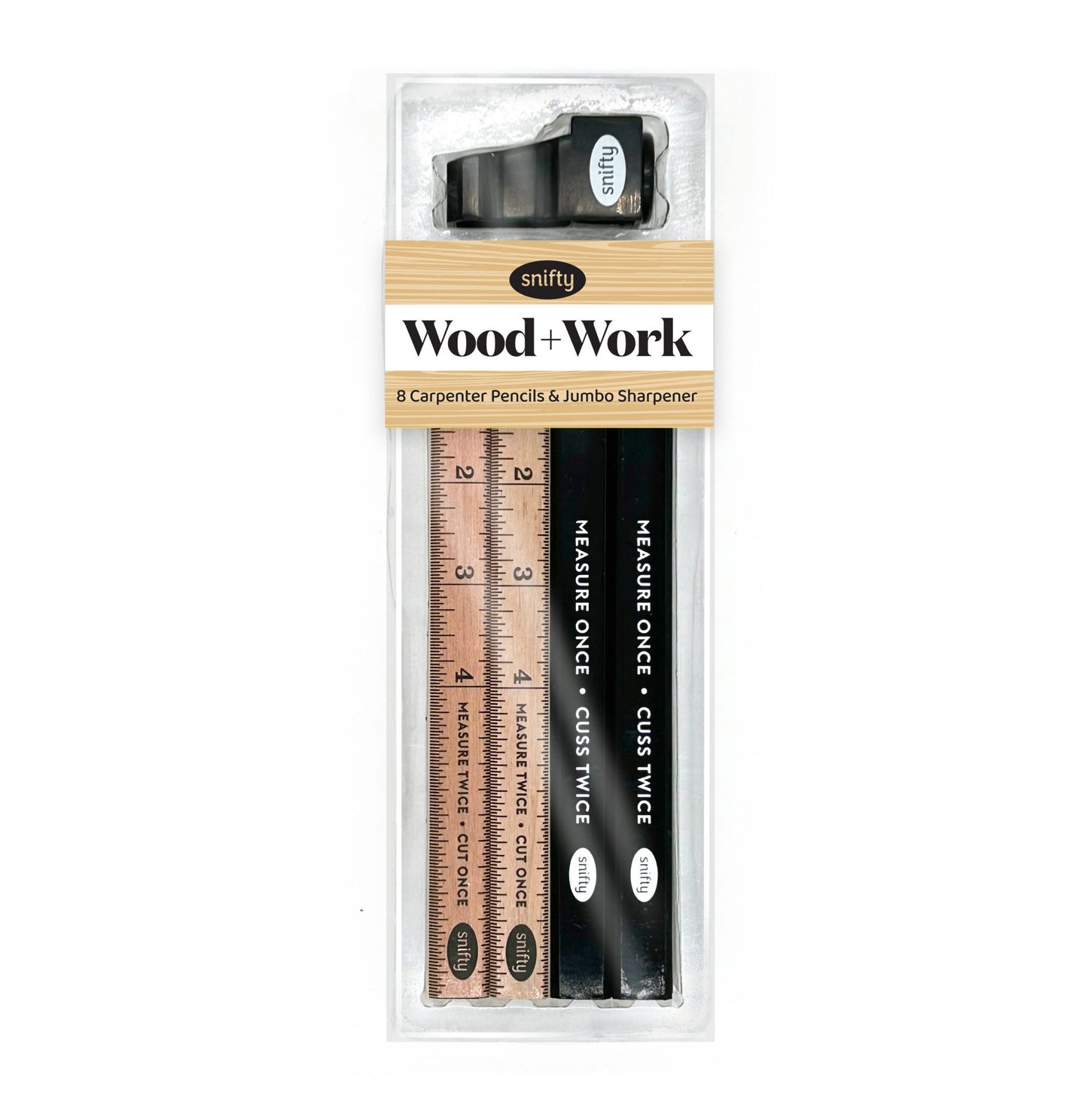 Wood + Work Carpenter Pencil Set