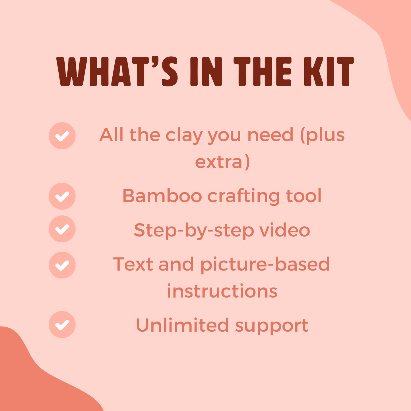 Chocolate Cake Clay Crafting Kit
