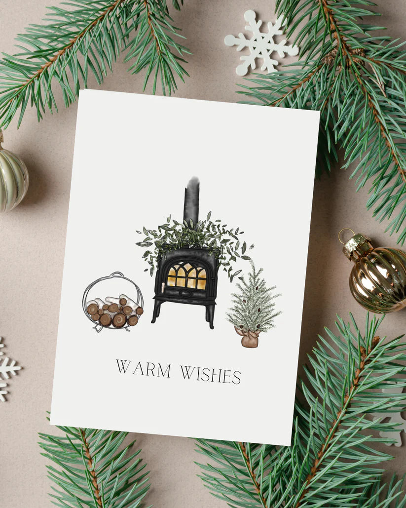 'Warm Wishes' Holiday Card