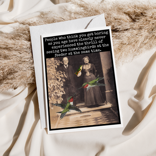 Boring As You Age | Birthday Card
