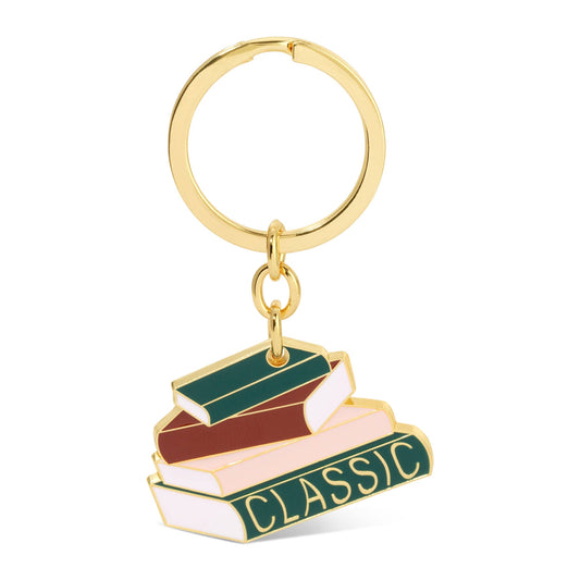 Book Lover Keychain  - Classic