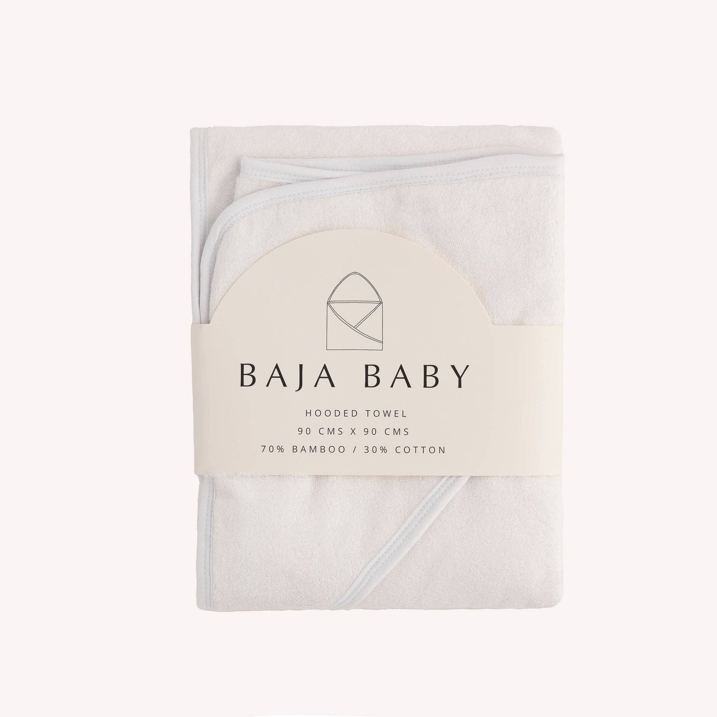 Bamboo/Cotton Hooded Towels: True Blue