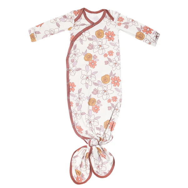 Ferra Knotted Gown - Copper Pearl