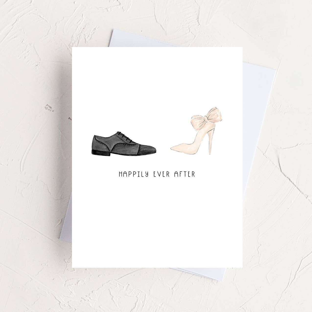 Happily Ever After | Mr + Mrs Newlywed Greeting Card