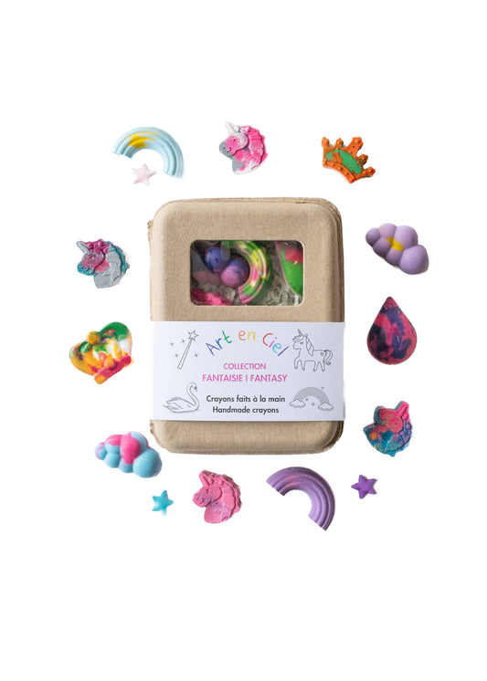 Handmade Crayons - FANTASY THEME - Crayons faits à la main