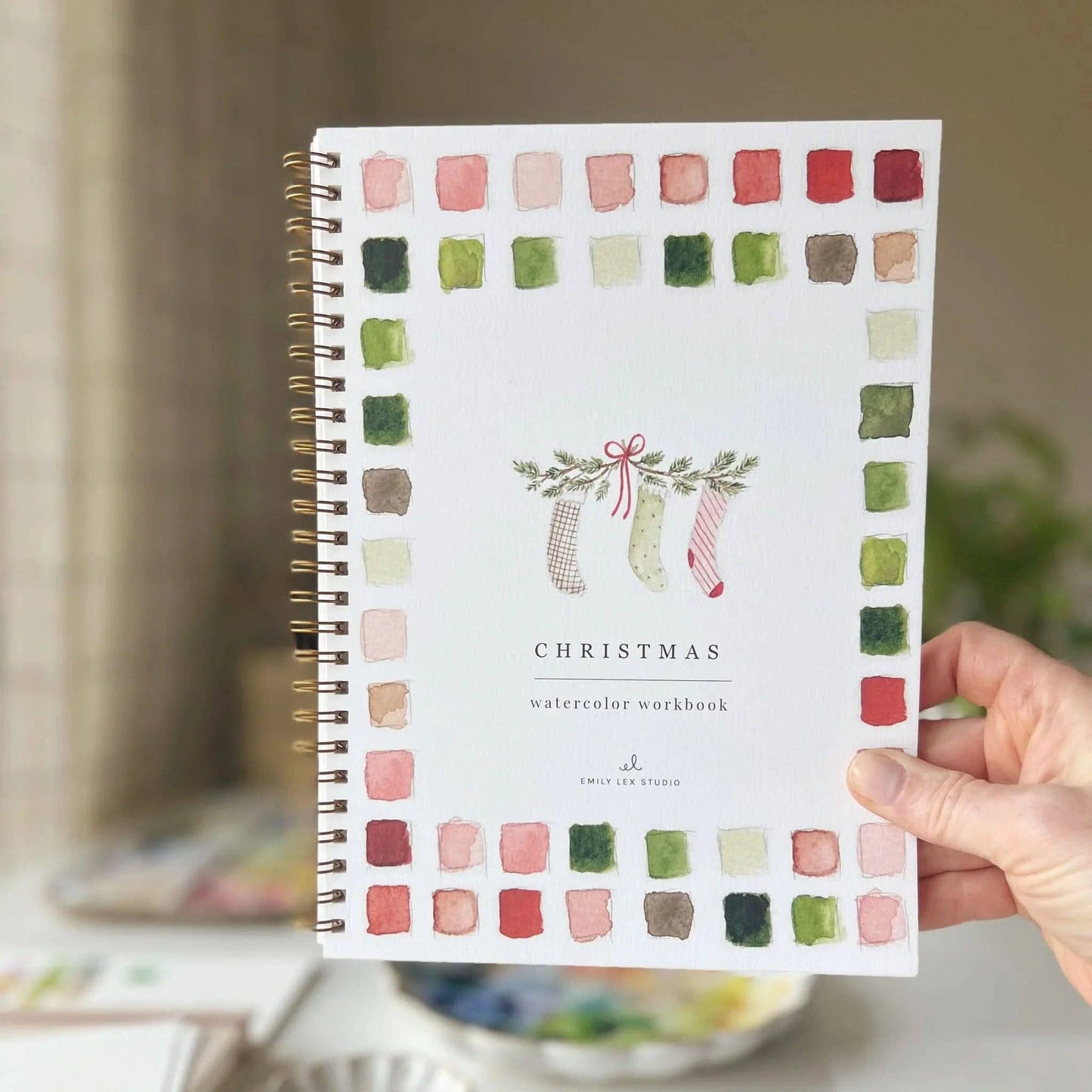 Christmas Watercolour Workbook