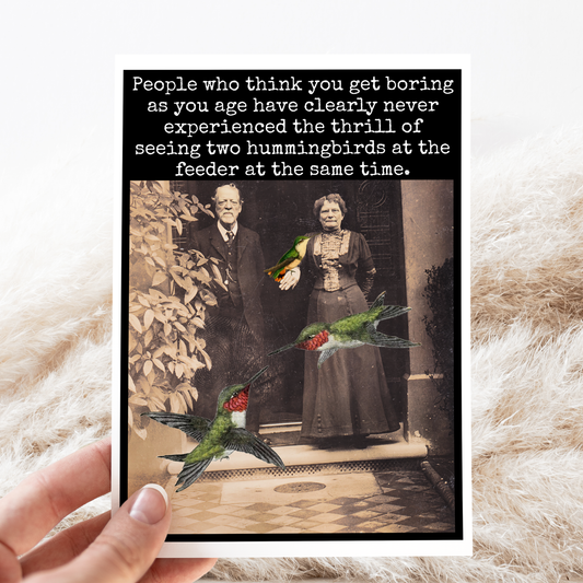 Boring As You Age | Birthday Card