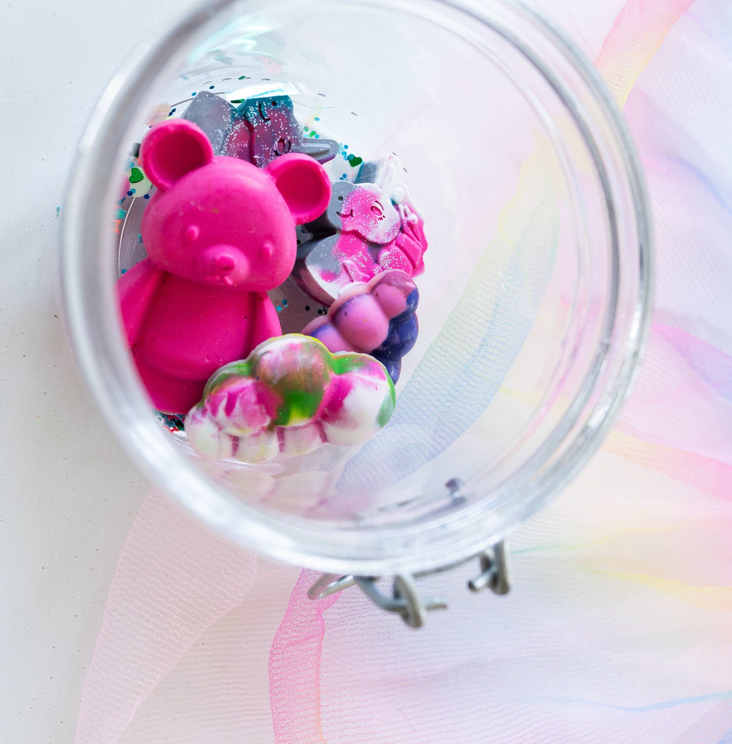 Handmade Crayons - TEDDY BEARS - Crayons faits à la main