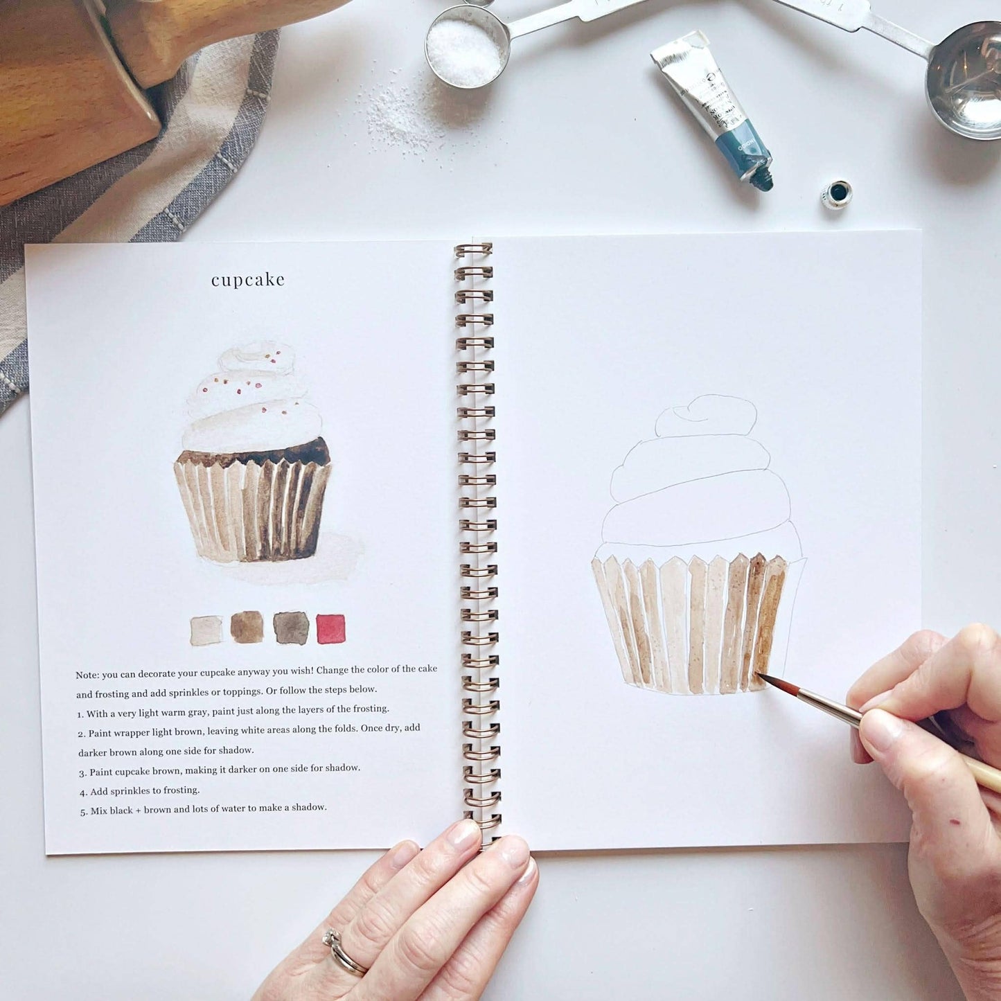 Baking Watercolour Workbook