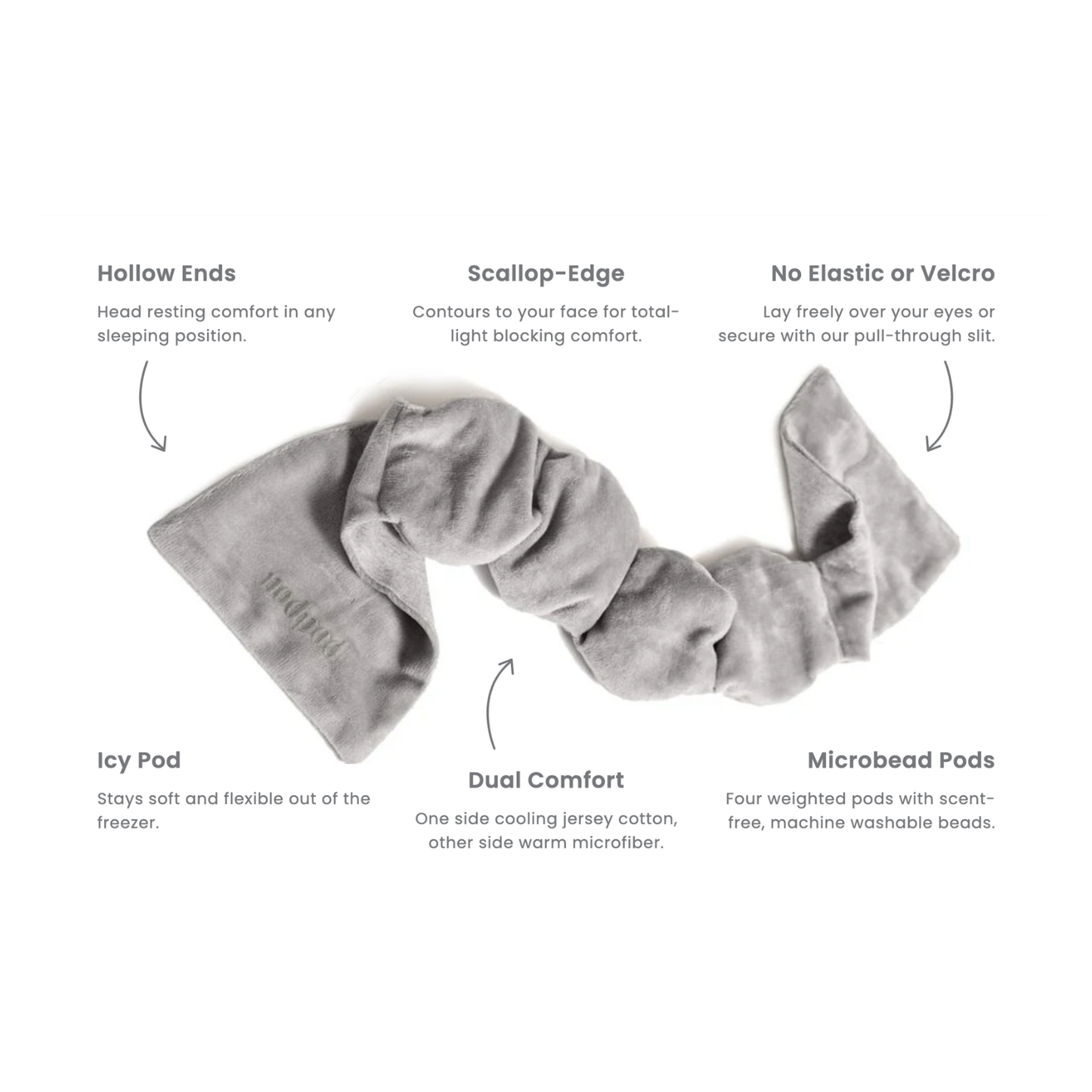 Weighted Sleep Mask in Wisteria