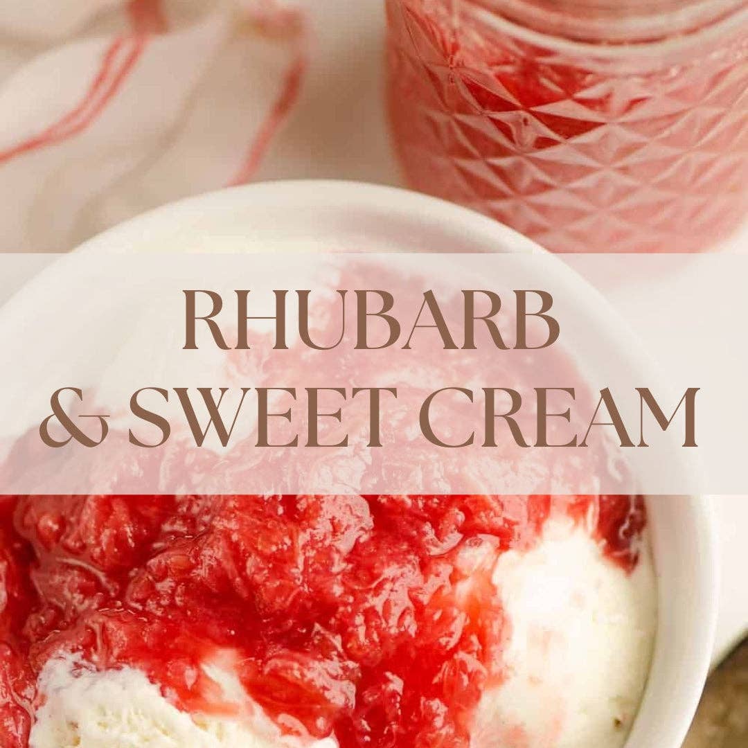 Rhubarb & Sweet Cream – Wax Melts