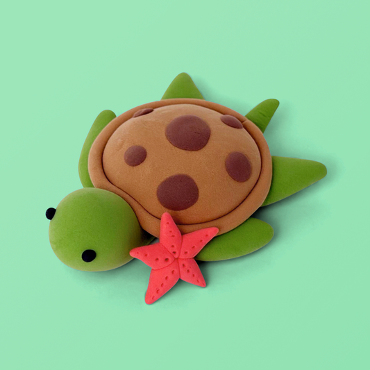 Sea Turtle Clay Crafting Kit
