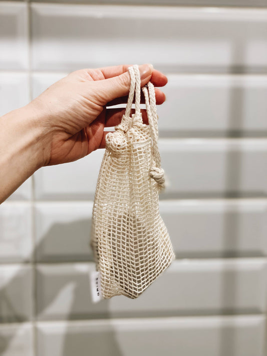 Organic Cotton Soap Bag