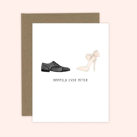 Happily Ever After | Mr + Mrs Newlywed Greeting Card
