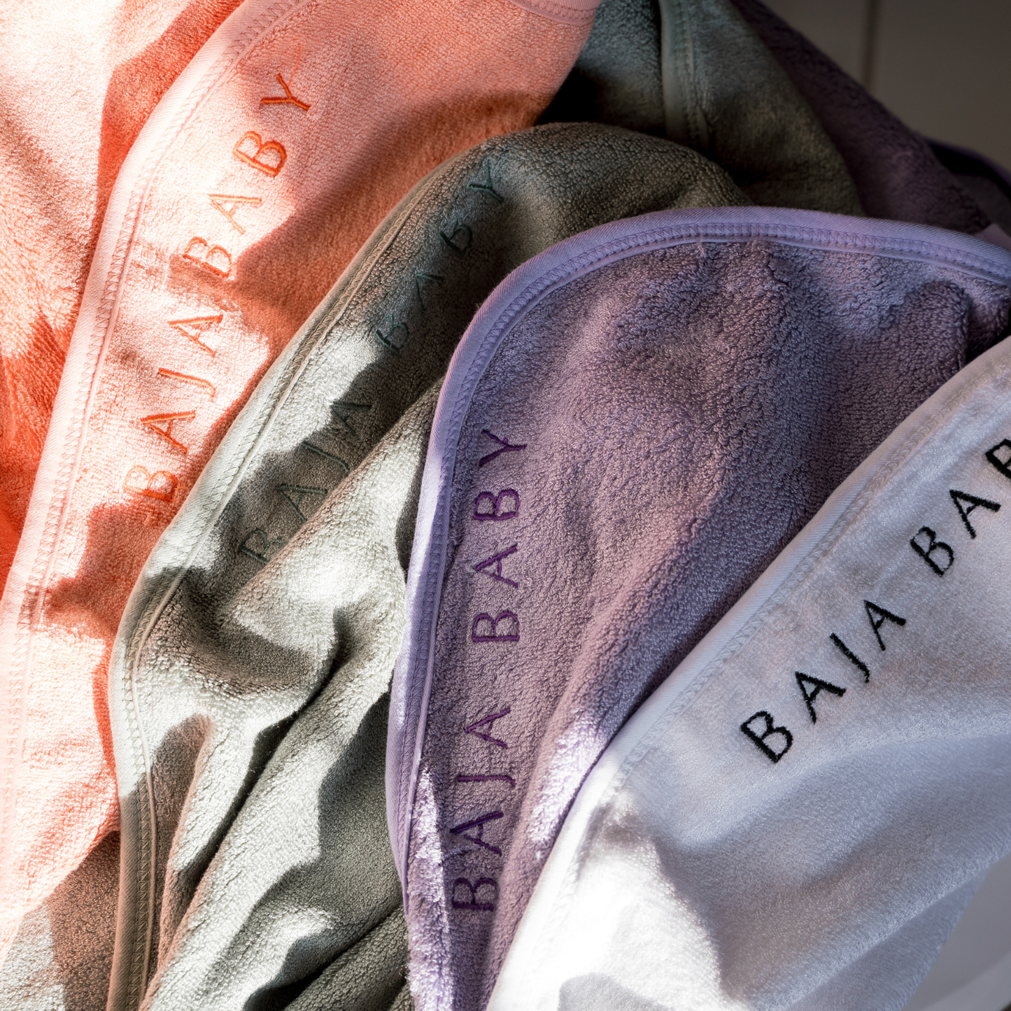 Bamboo/Cotton Hooded Towels: Sage Green