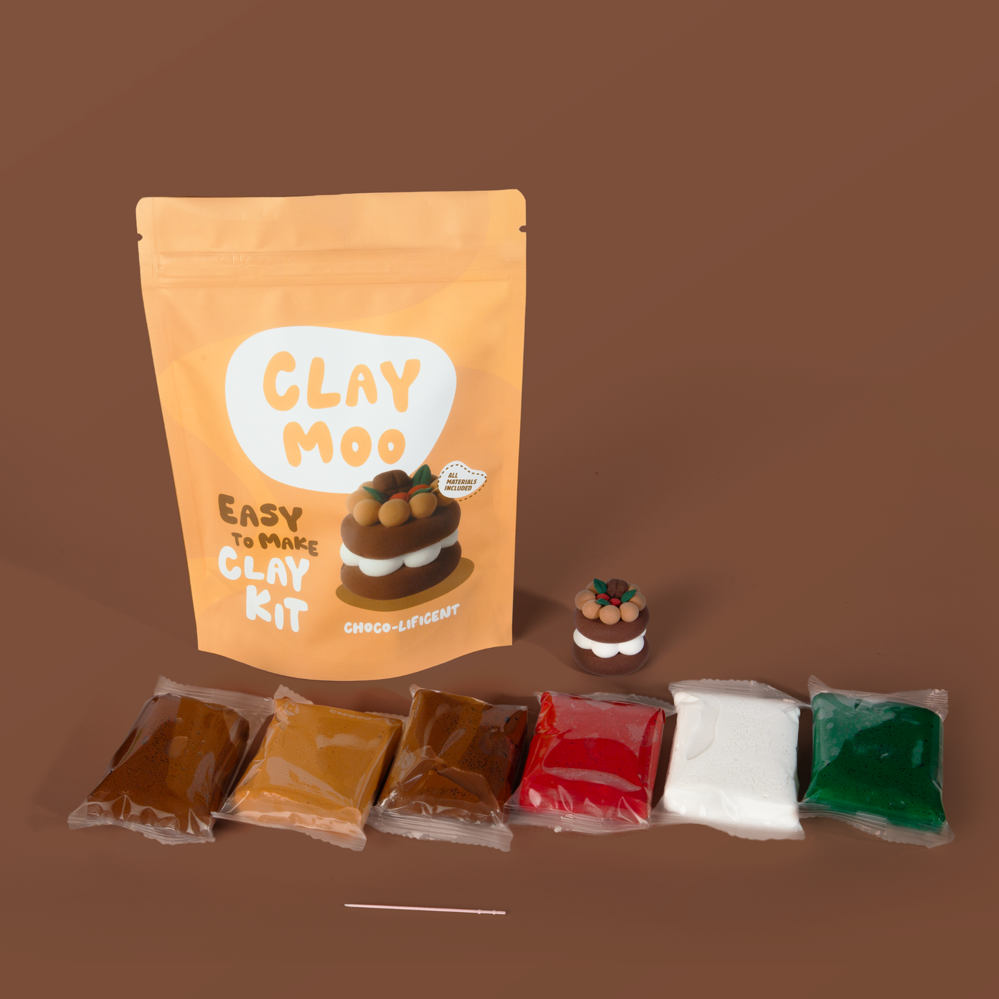 Chocolate Cake Clay Crafting Kit