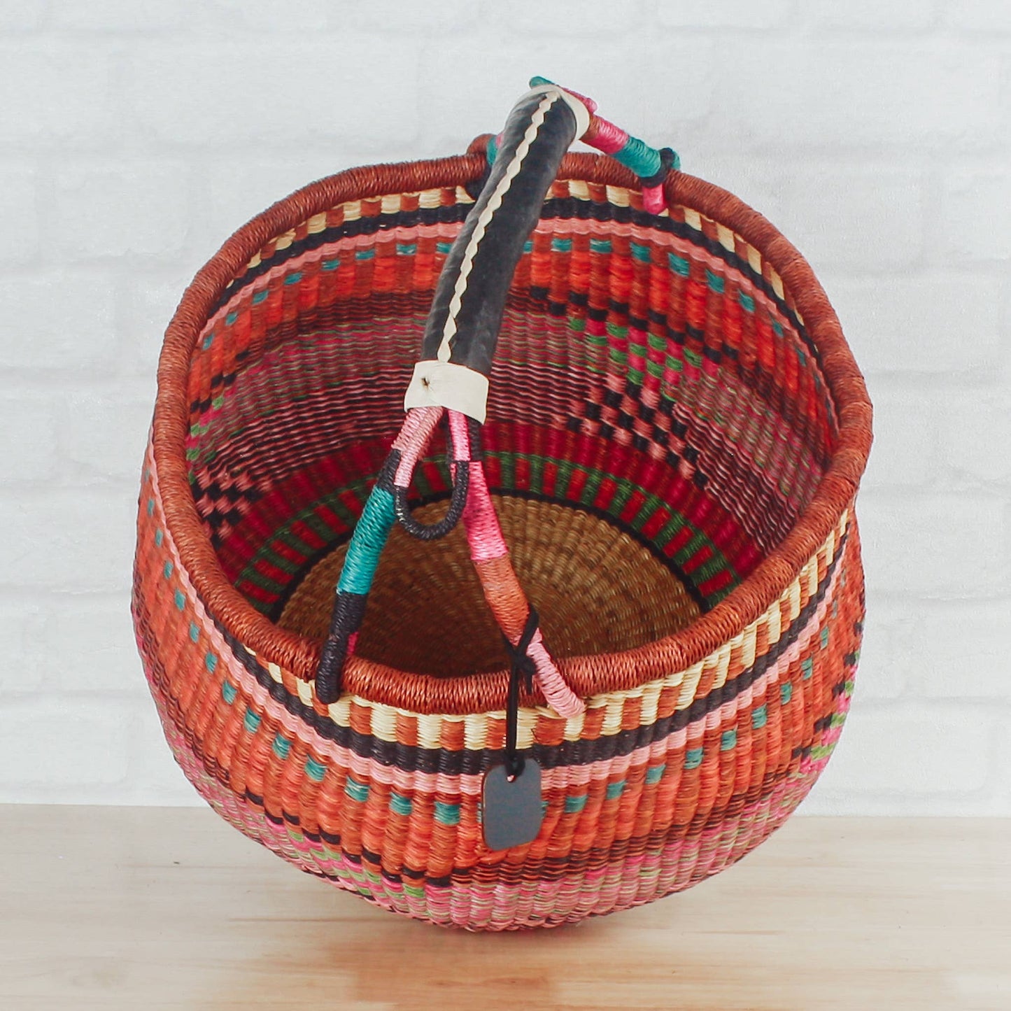 Round Basket Large - Traditional Palette