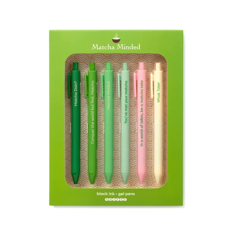 Matcha Minded Gel Pen Set