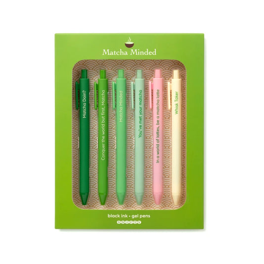 Matcha Minded Gel Pen Set