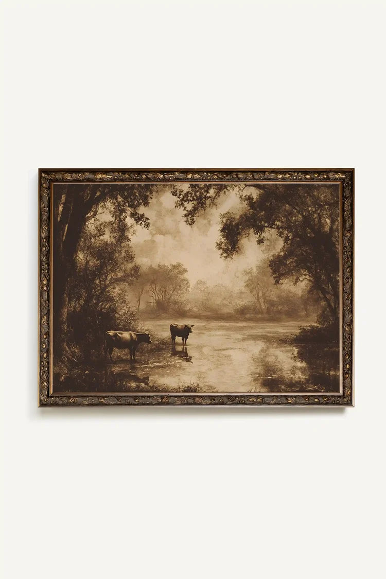 Country River Landscape / 16x12"