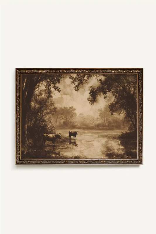 Country River Landscape / 16x12"
