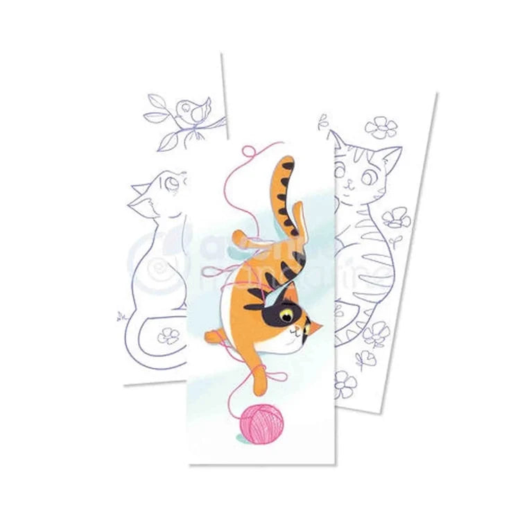 Create Your Own Bookmark - Cats