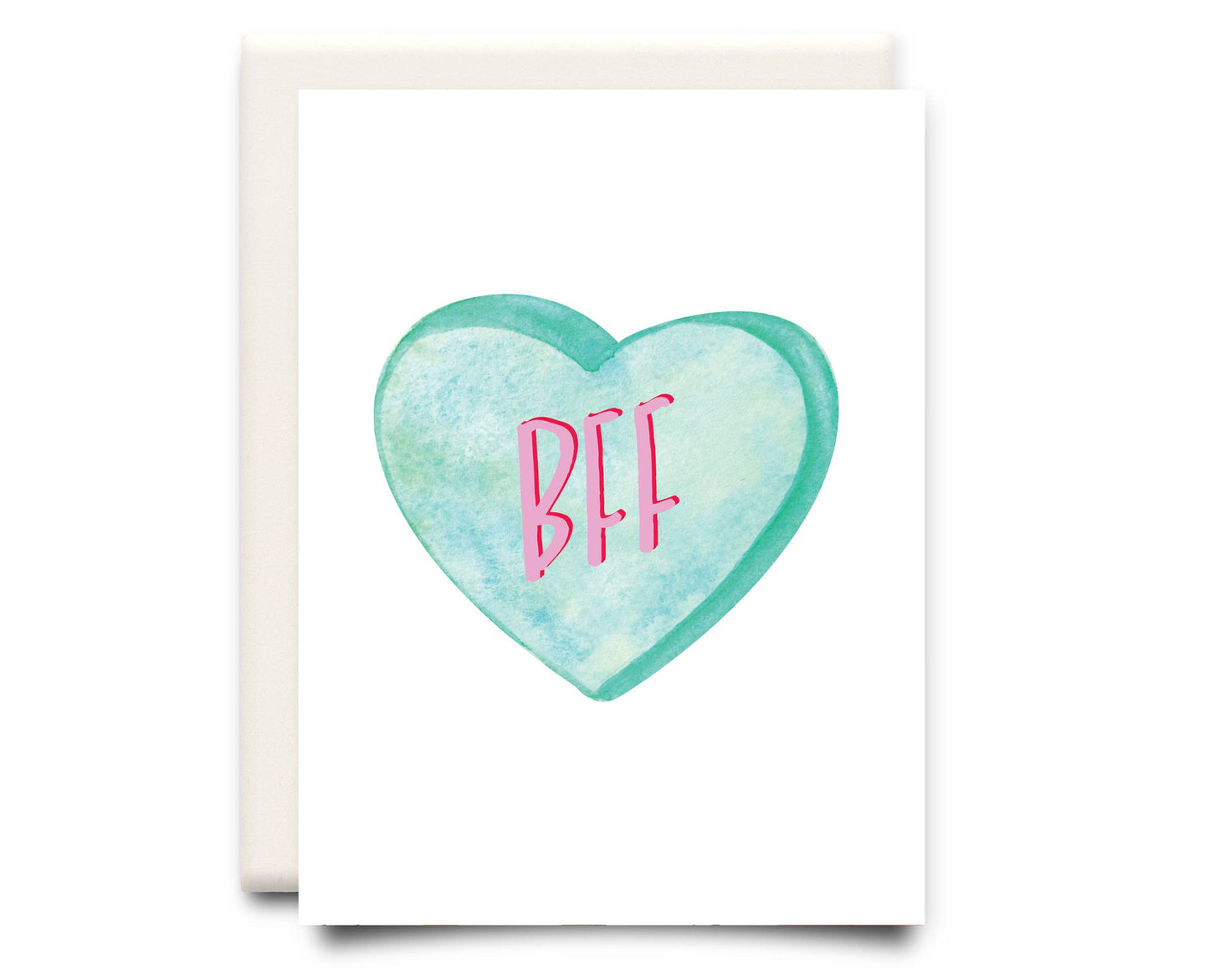 BFF Candy Heart | Love Greeting Card