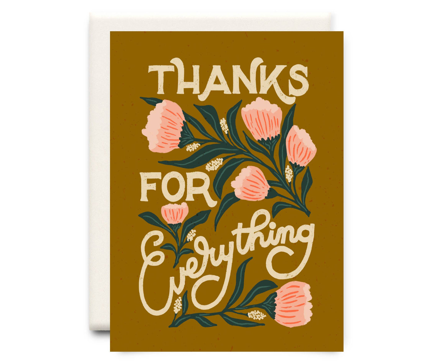 Thanks For Everything Mustard | Thank You Greeting Card