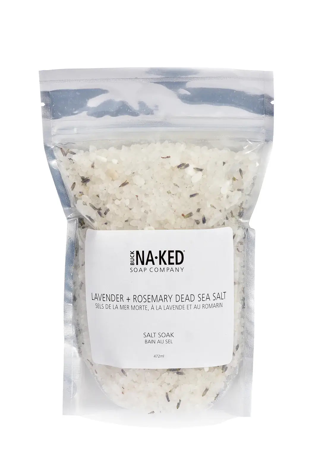 Lavender & Rosemary Dead Sea Salt Soak - 472 ml/16 floz