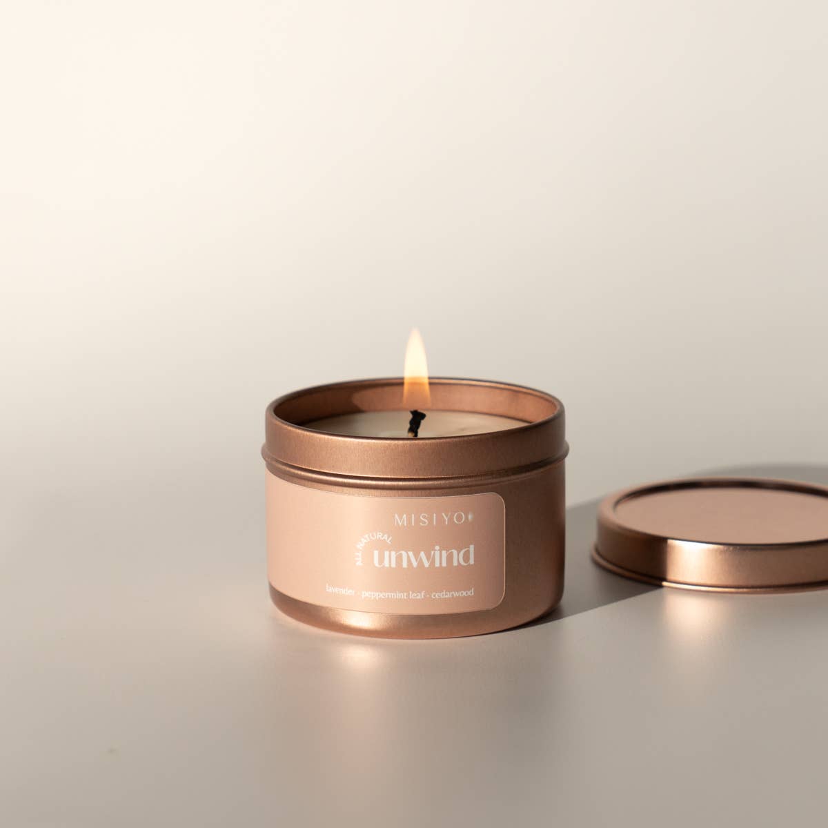 Unwind | natural beeswax blend candle tin