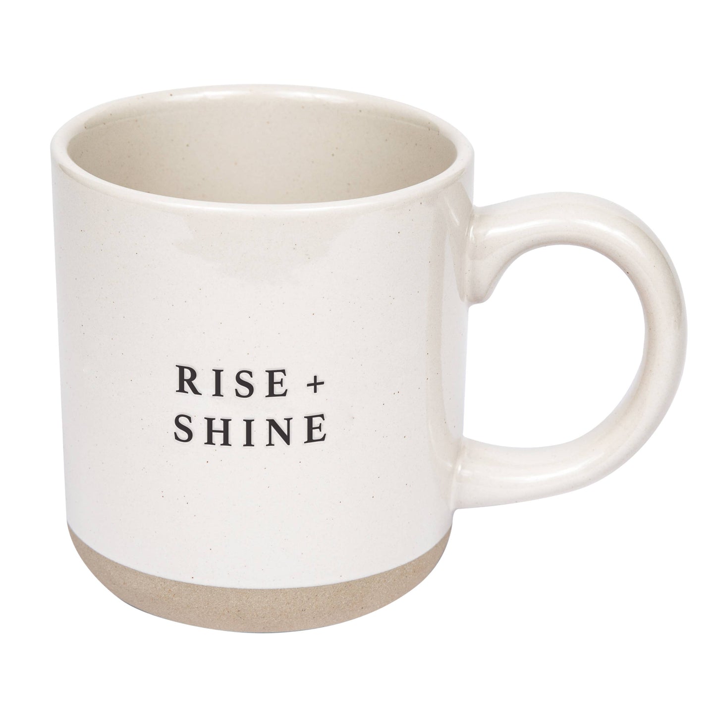 Rise and Shine Stoneware Coffee Mug - Home Decor & Gifts