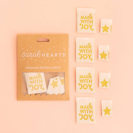 Made with Joy Star - Woven Labels